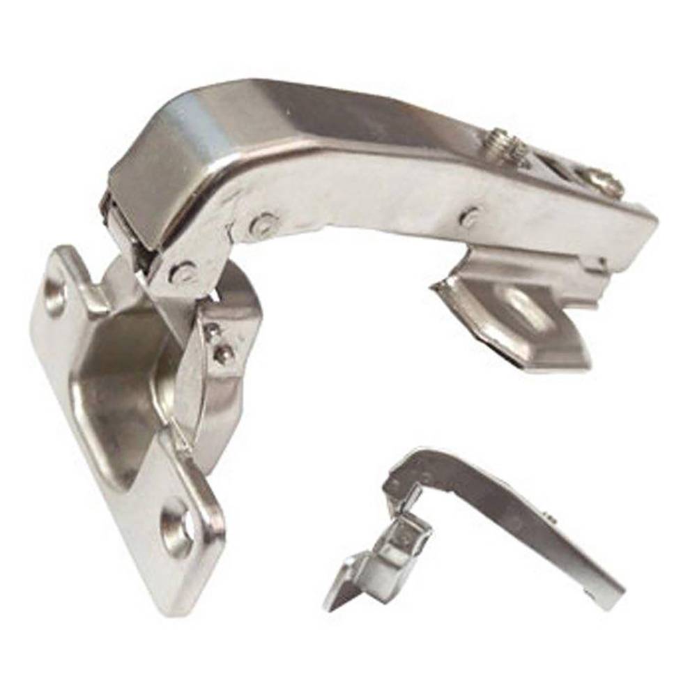 20411 Петля ФП 90гр. 110 гр. Прямая DTC Pivot-Pro Push б/пружины P2O Clip-On (45)+планка15358 