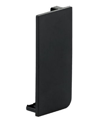 02.0122 Заглушка закрытая (Глух) Левый Черный AQ для L 