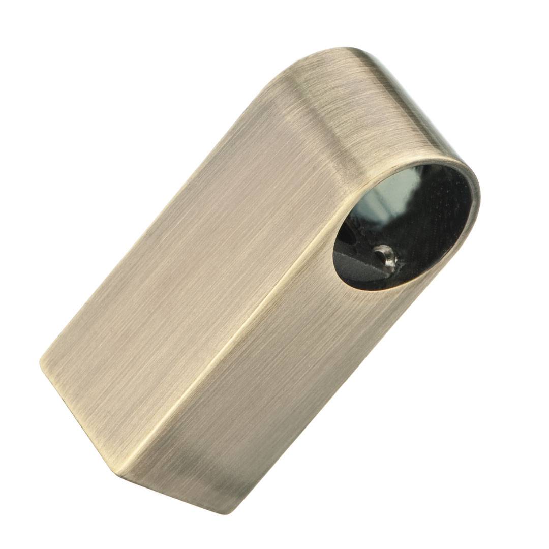 Держатель рейлинга прямой "Модерн" бронза RAT-13s BA Lemax 