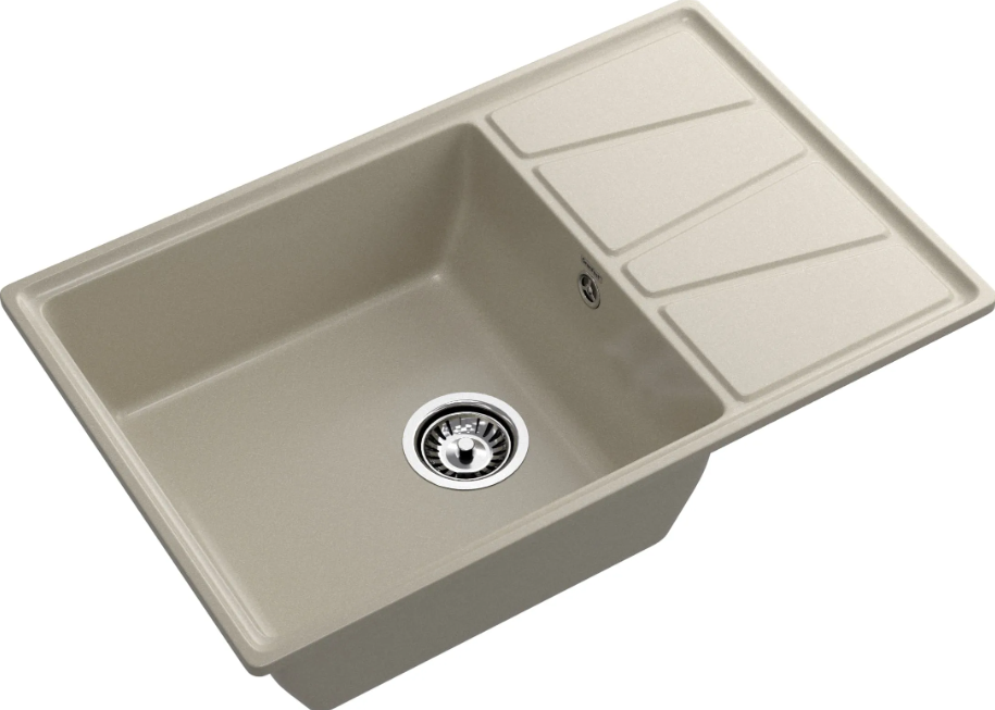Мойка VERTEX - Топаз 780х500х200мм прямоугольный 1 чаша GranFest V-780L топаз 