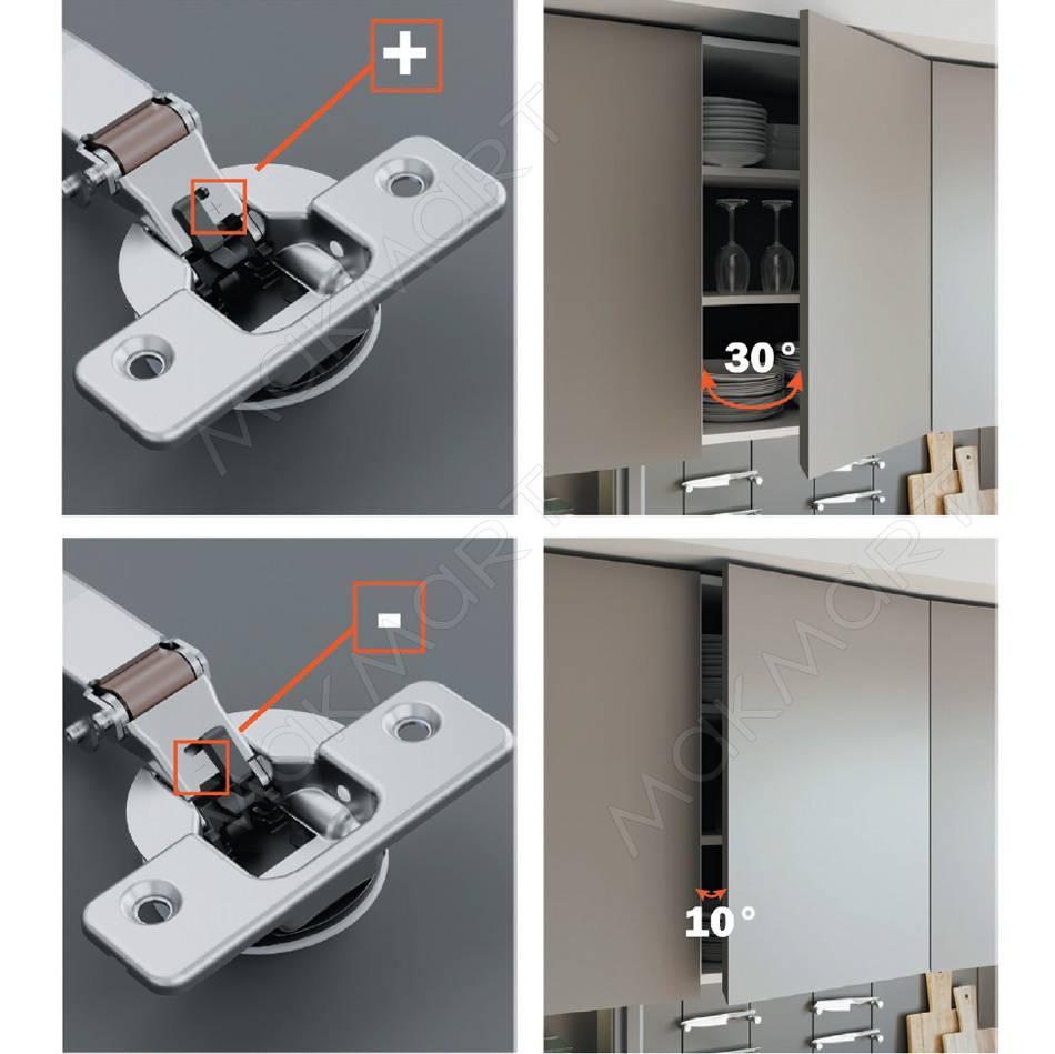 Петля 110 гр. Накладная Salice Silentia+ с доводчиком Clip-On никель без планки 
