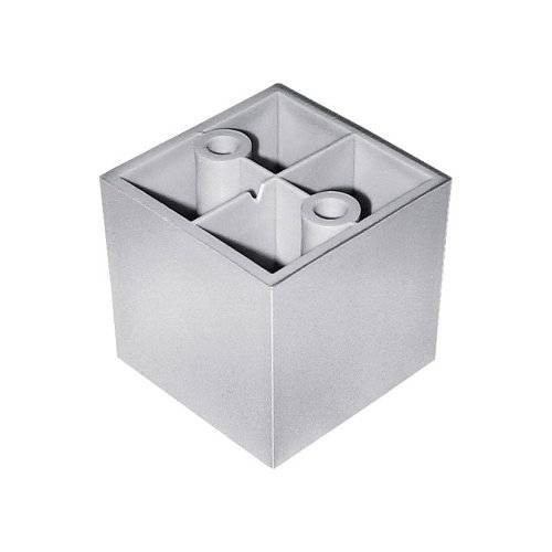 Опора квадратная ОС 50 50 мм стационарная черный 