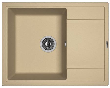 Мойка Липси 650 Капучино 650х510х200мм прямоугольный 1 чаша Florentina 20.125.C0650.306 