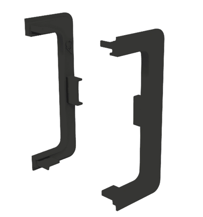 02.0128 Заглушка контурная Универсальный Черный AQ для С 