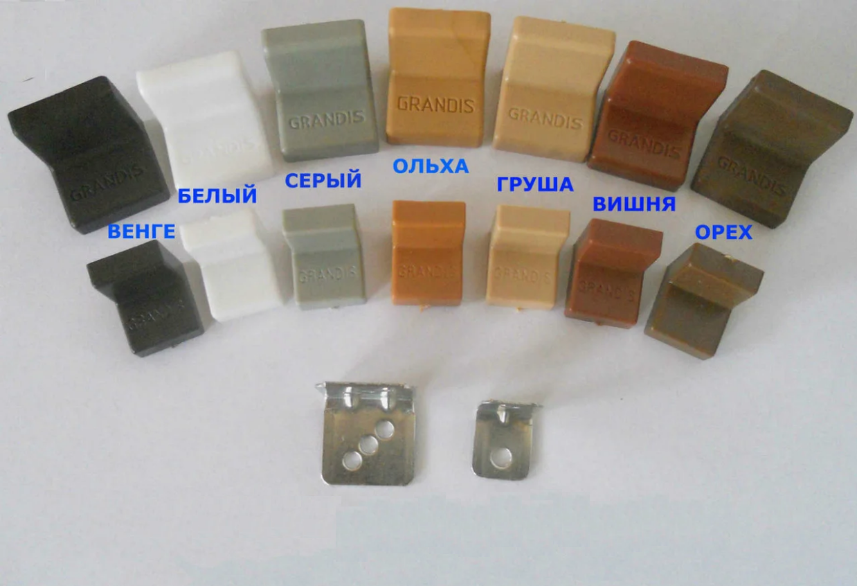 Уголок GRANDIS 25х25 серый 