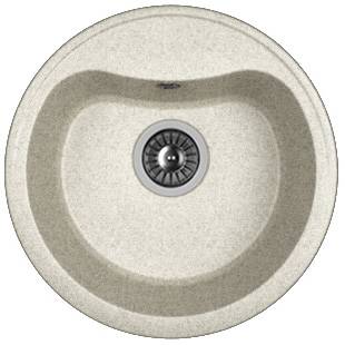 Мойка Дора - Серый 435х435х200мм круглый 1 чаша Dr.Gans 25.015.B0435.408 