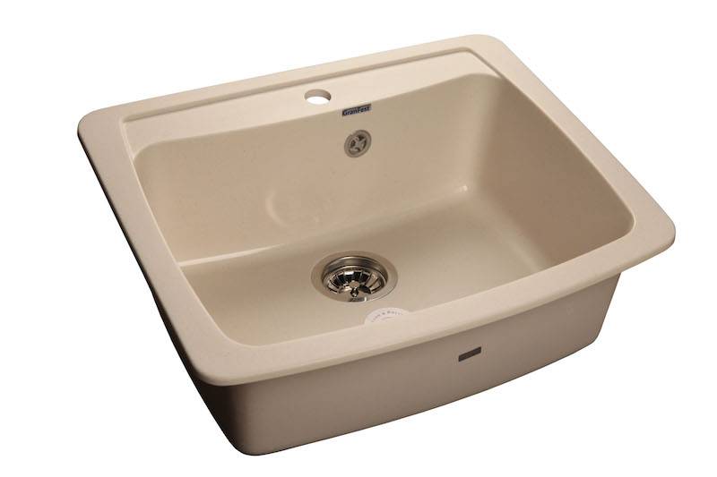 Мойка STANDART 600 Белый 605х500х200мм прямоугольный 1 чаша GranFest S-605 белый 