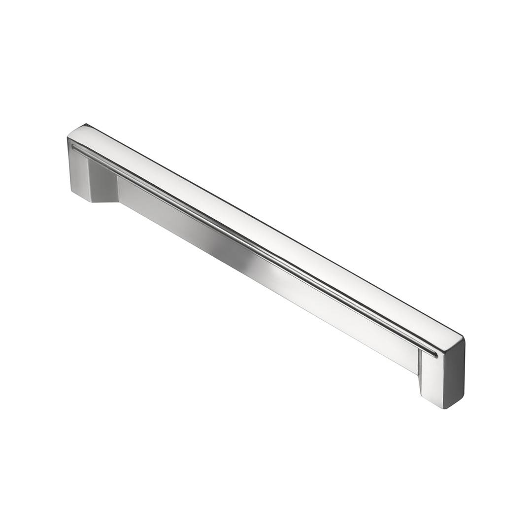 R-3060-128 Ручка брусок 128 мм Хром Металл KERRON