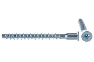 Евровинт 7х70 потайная головка цинк Lemax 