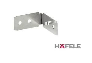 Крепежный угол для C-образного профиля Универсальный Цинк Hafele 126.37.990 