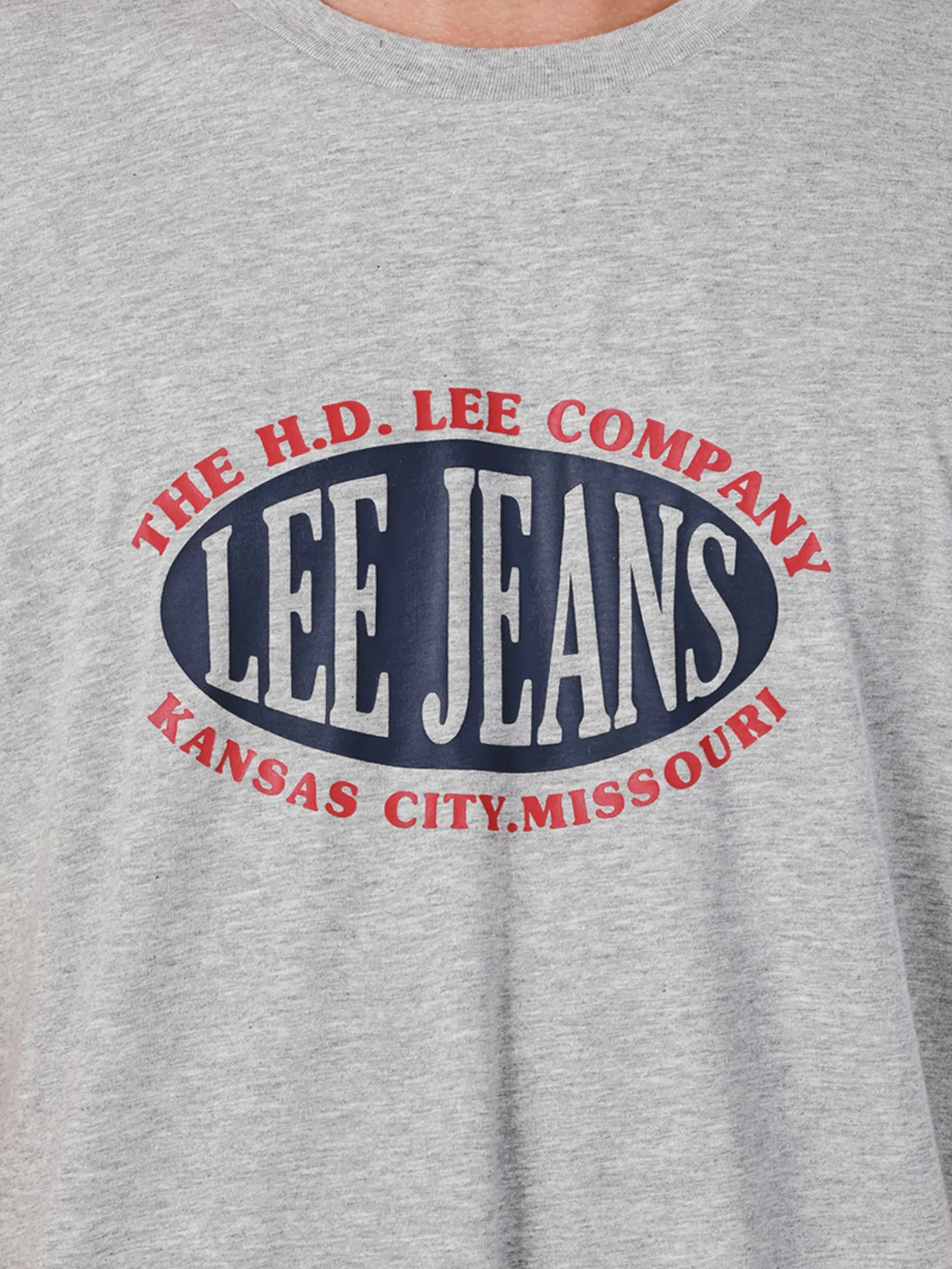 LEE Men's Tee Short Sleeve Regular Fit Grey LEE Men's Tee Short Sleeve Regular Fit Grey