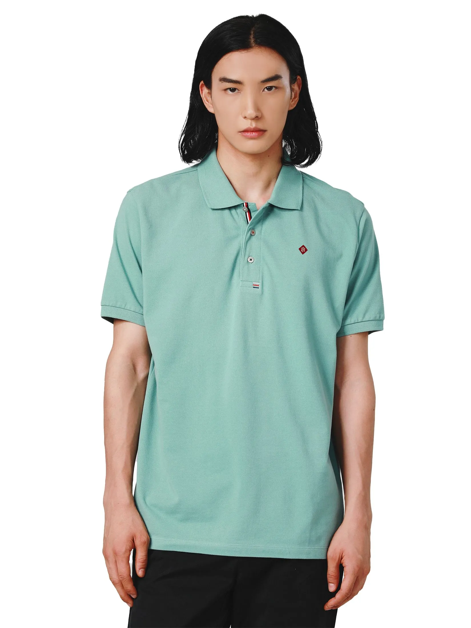 JOHN HENRY Men's Polo (Slim Fit) ESSENTIALS Green JOHN HENRY Men's Polo (Slim Fit) ESSENTIALS Green