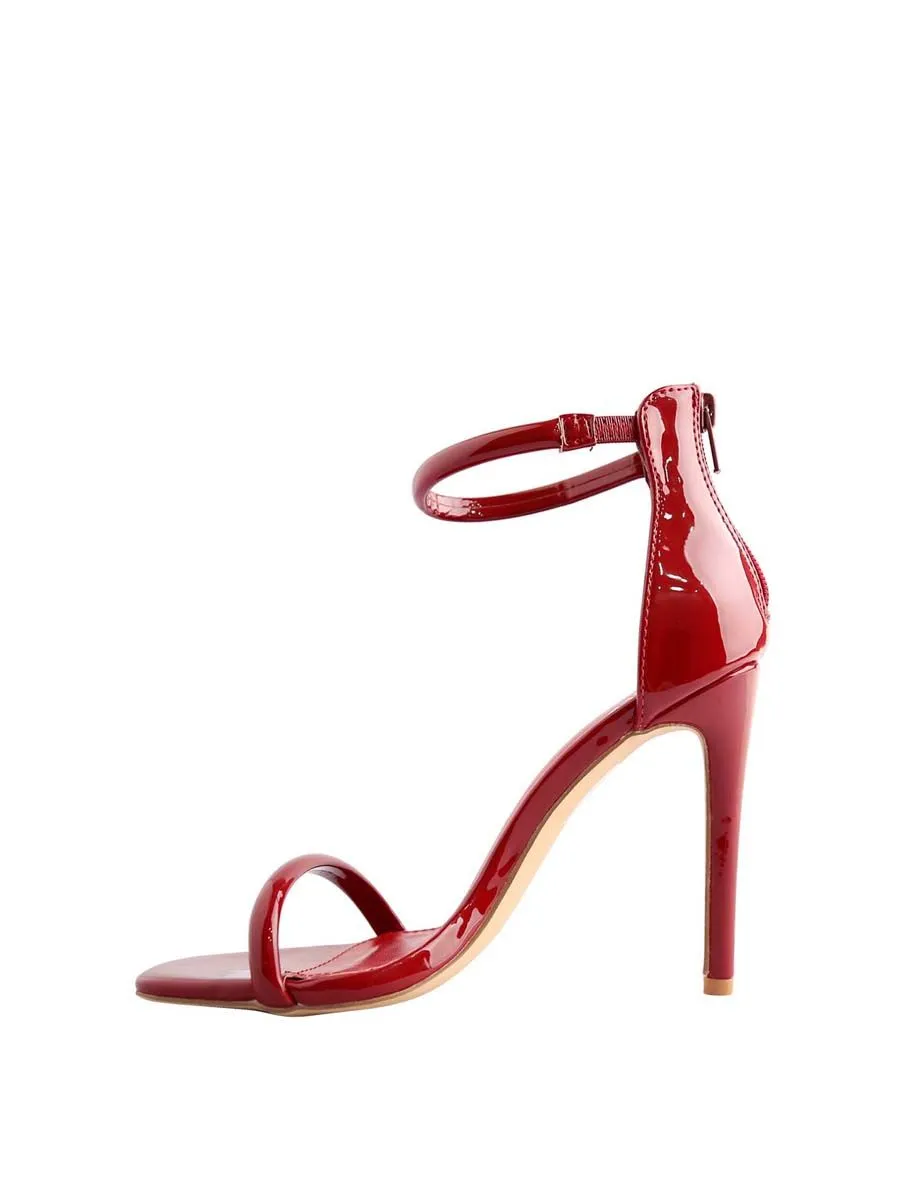 VILLAINS SF ARLENE Women's Heeled Sandals BURGUNDY PATENT VILLAINS SF ARLENE Women's Heeled Sandals BURGUNDY PATENT