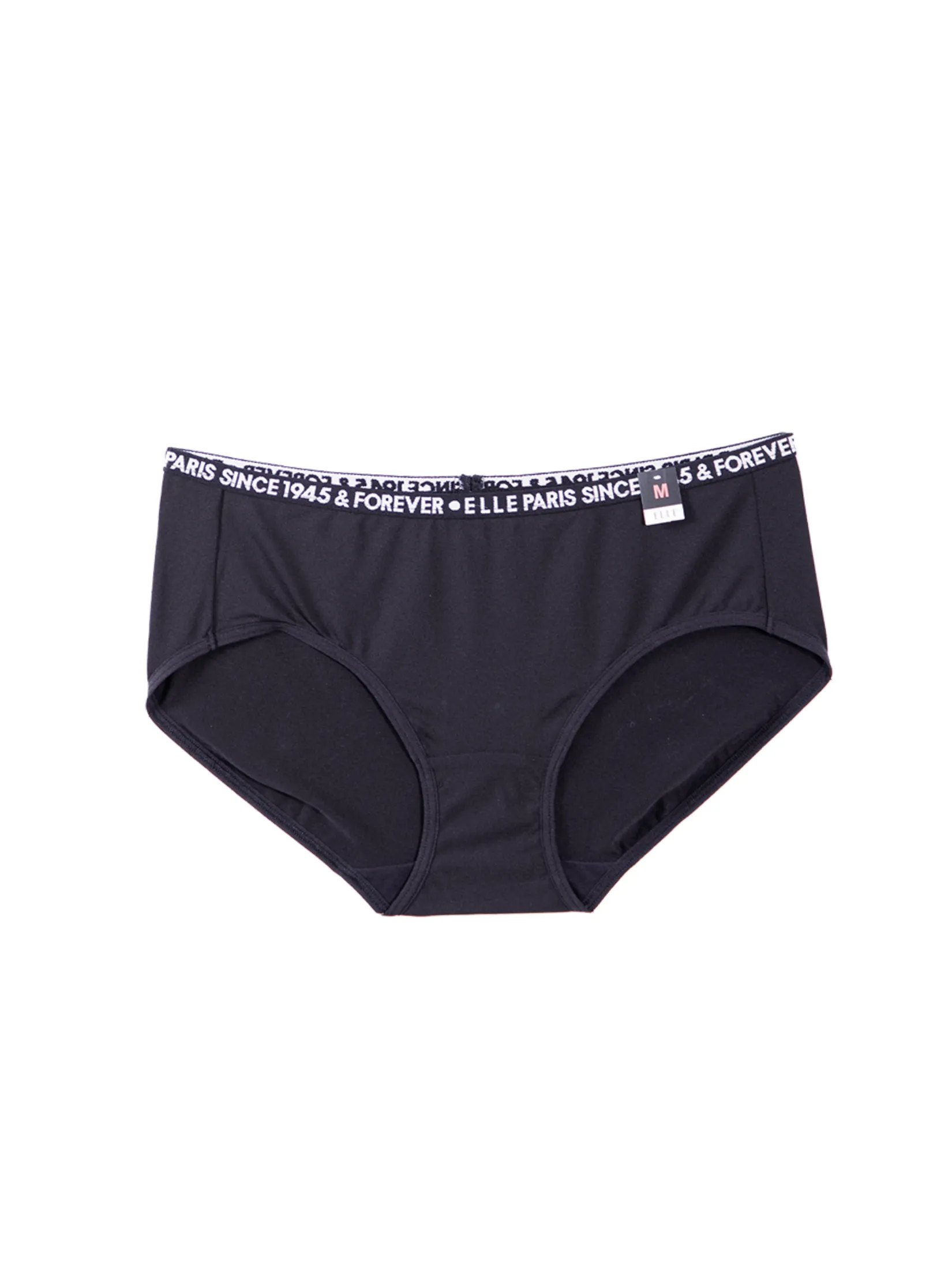 ELLE Women’s Boy-Leg Lowrise Panty LU9856 - Black ELLE Women’s Boy-Leg Lowrise Panty LU9856 - Black