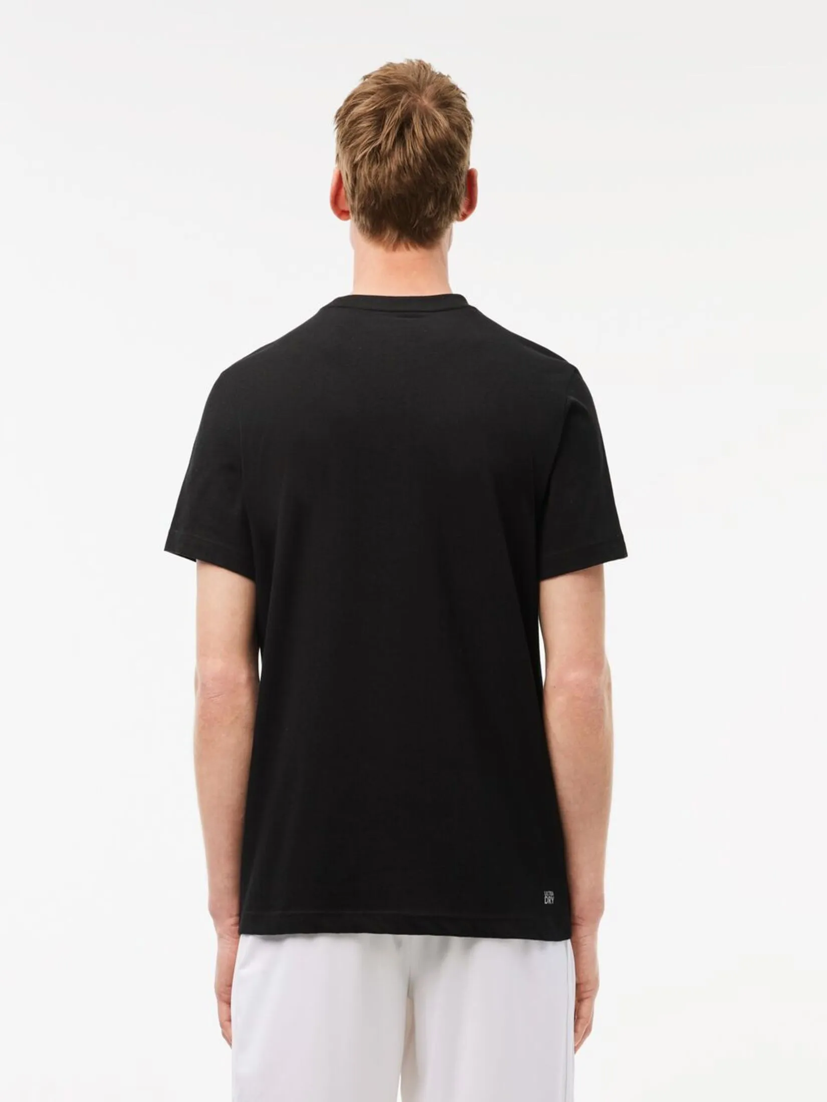 LACOSTE Lacoste Tennis x Daniil Medvedev T-shirt Black LACOSTE Lacoste Tennis x Daniil Medvedev T-shirt Black