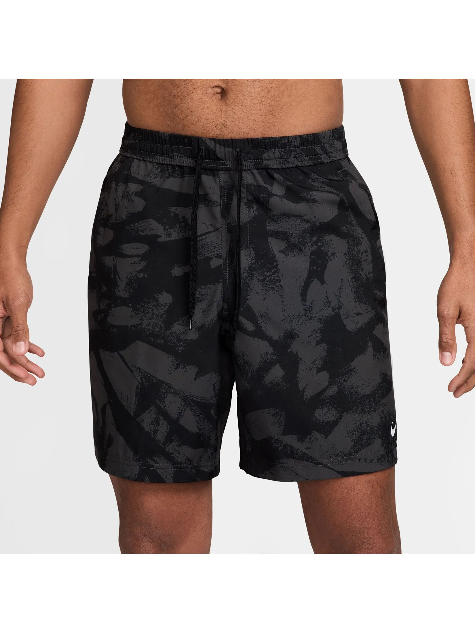 NIKE Men Shorts Form Dri-Fit 7" HV0432-060 Anthracite/White NIKE Men Shorts Form Dri-Fit 7" HV0432-060 Anthracite/White