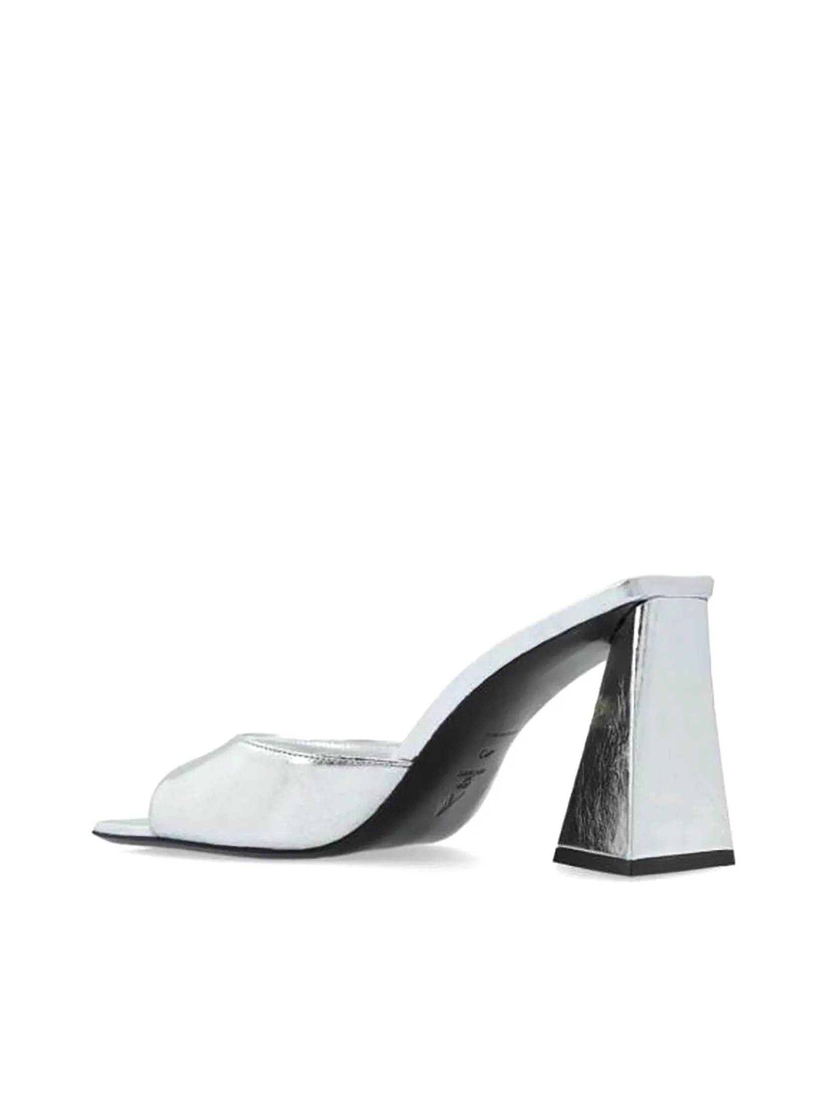 THE ATTICO Women High Heels Mini Devon Mule 85 mm. Silver THE ATTICO Women High Heels Mini Devon Mule 85 mm. Silver
