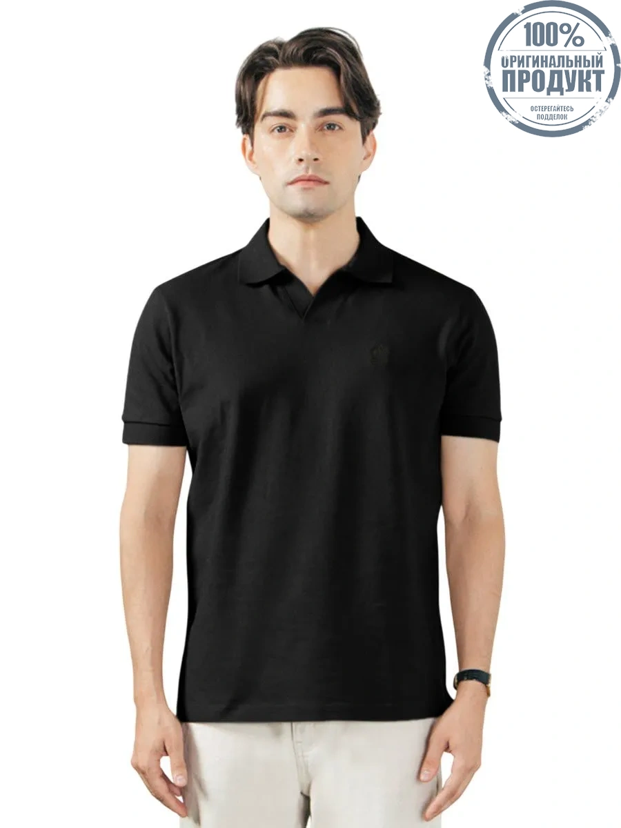 BEVERLY HILLS POLO CLUB Black Men Polo Shirts Model BV2I002 BEVERLY HILLS POLO CLUB Black Men Polo Shirts Model BV2I002