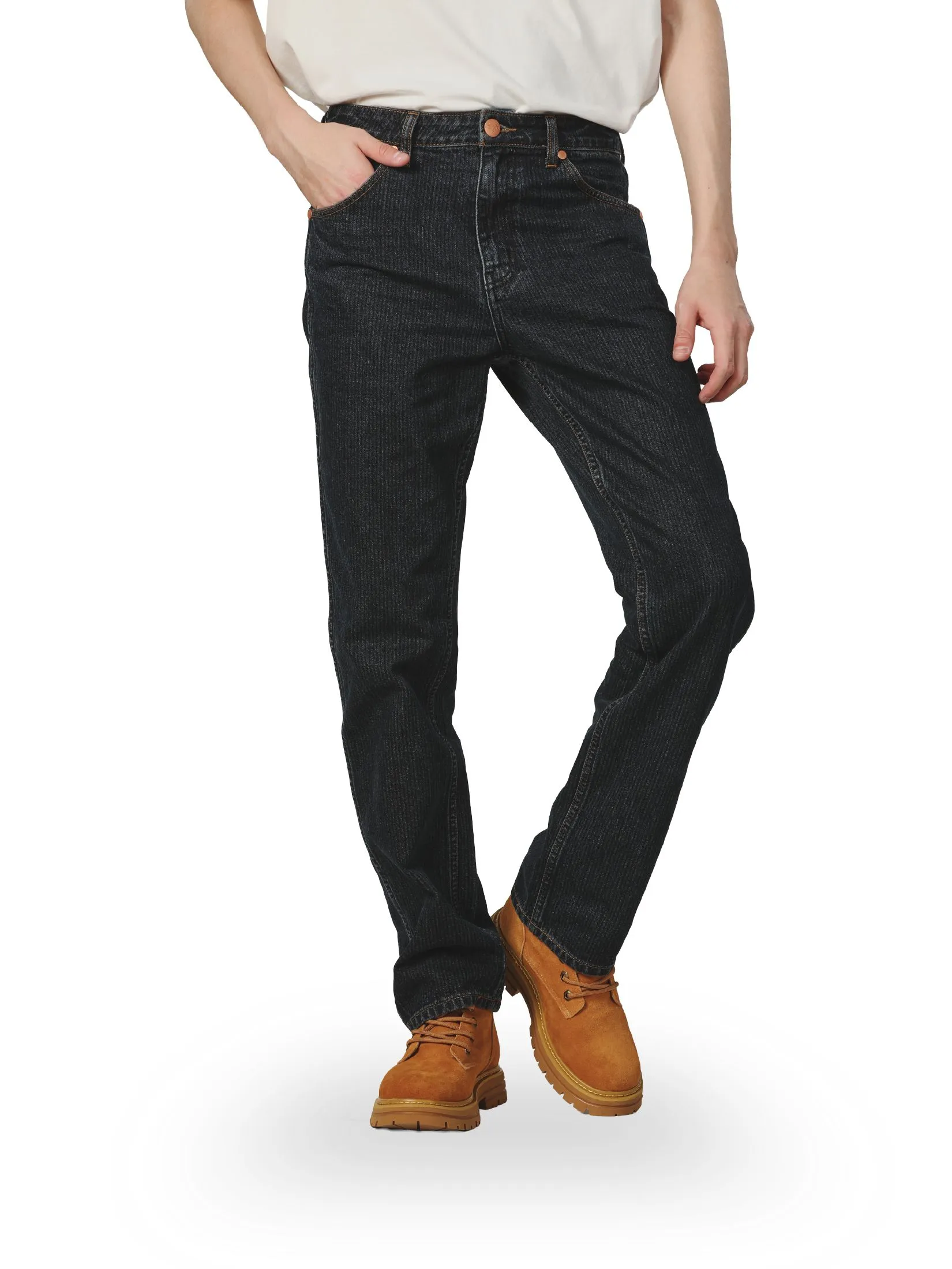 WRANGLER Men's Jeans Casey Jones Collection Mid MWZ Fit Dark Indigo WRANGLER Men's Jeans Casey Jones Collection Mid MWZ Fit Dark Indigo