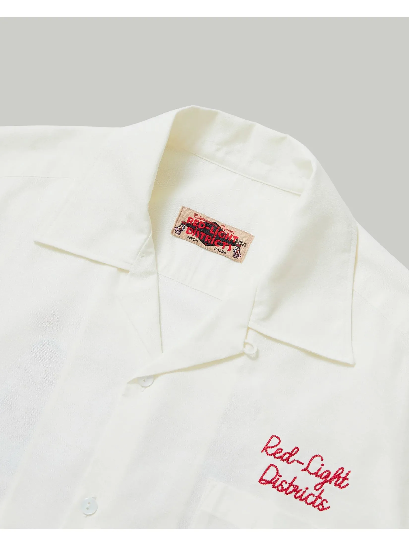 ONION COLLECTION Unisex Shirt Camp Collar Onion x Palini Red-Light Districts Soi Cowboy ONION COLLECTION Unisex Shirt Camp Collar Onion x Palini Red-Light Districts Soi Cowboy