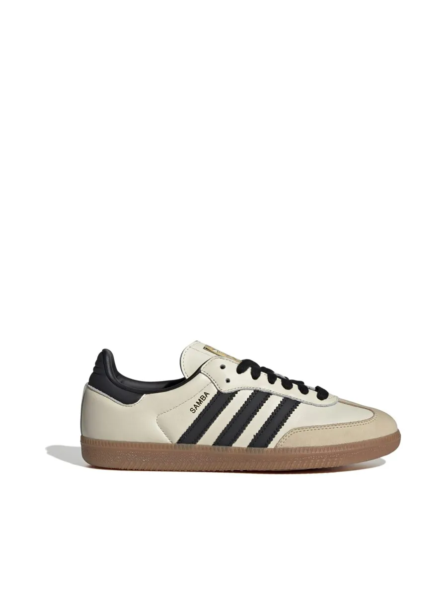 ADIDAS Women Sneakers Samba OG Cream White / Core Black / Sand Strata ADIDAS Women Sneakers Samba OG Cream White / Core Black / Sand Strata
