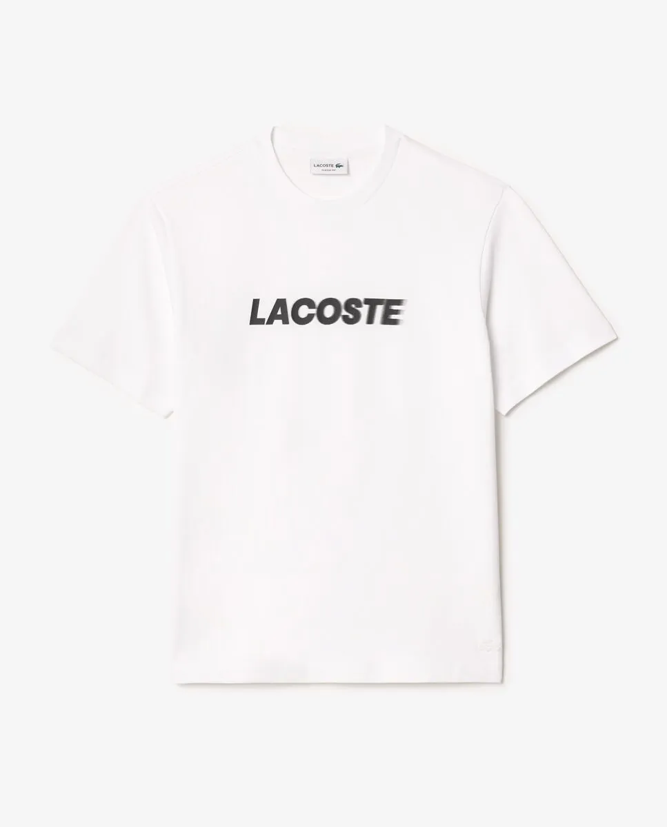 LACOSTE Heavy Cotton Logo T-shirt White LACOSTE Heavy Cotton Logo T-shirt White