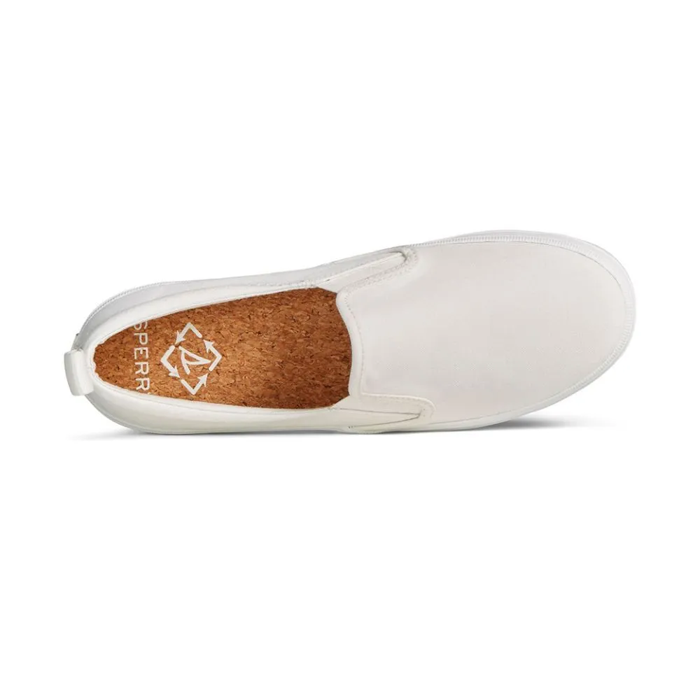 SPERRY White Crest Twin Gore Seacycled Canvas SPERRY White Crest Twin Gore Seacycled Canvas