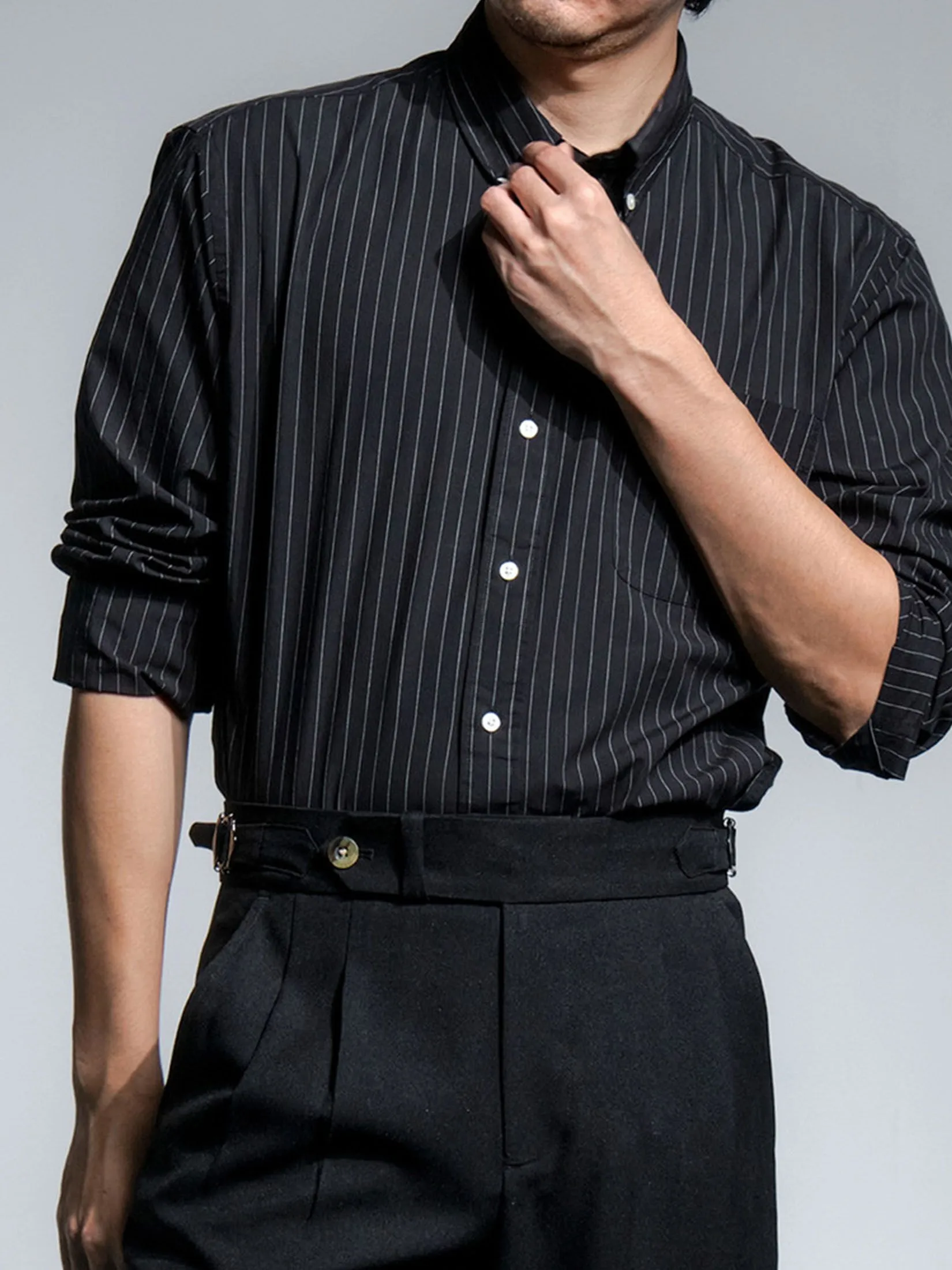 Era-won Men's Long sleeve Shirt Regular fit Black Era-won Men's Long sleeve Shirt Regular fit Black