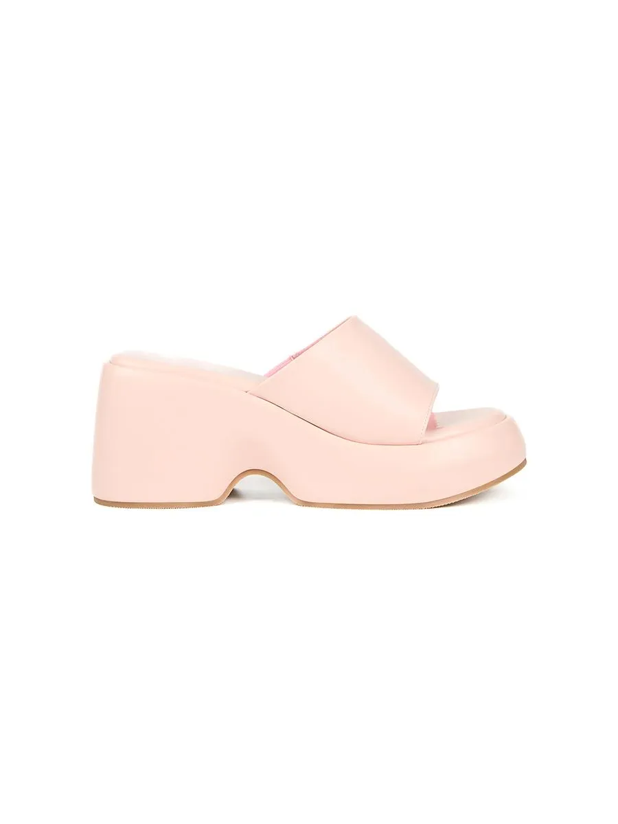 SHU WOMEN  BEDDY 3" EASY SLIDE - PINK SHU WOMEN  BEDDY 3" EASY SLIDE - PINK