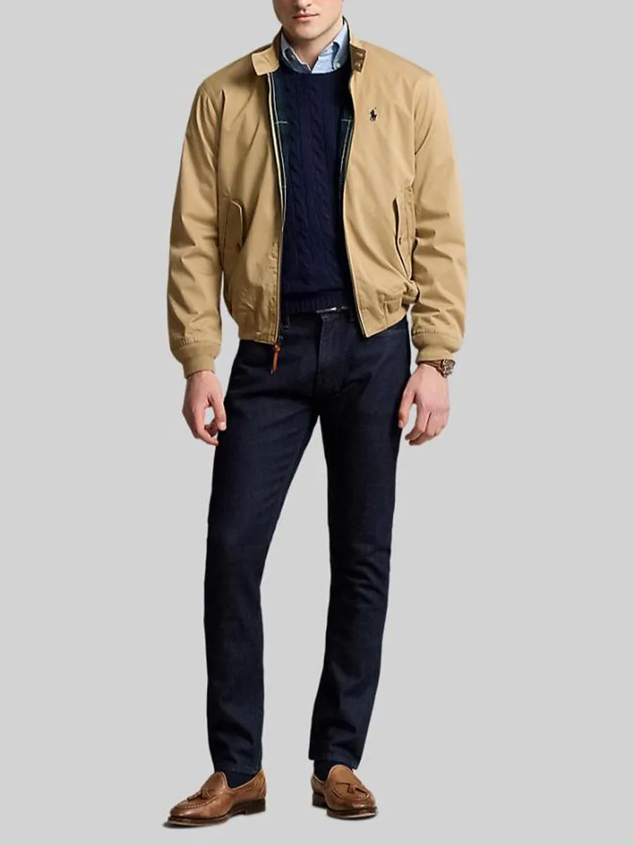 POLO RALPH LAUREN Men Jacket-Twill Jacket-Medium Beige-260 POLO RALPH LAUREN Men Jacket-Twill Jacket-Medium Beige-260