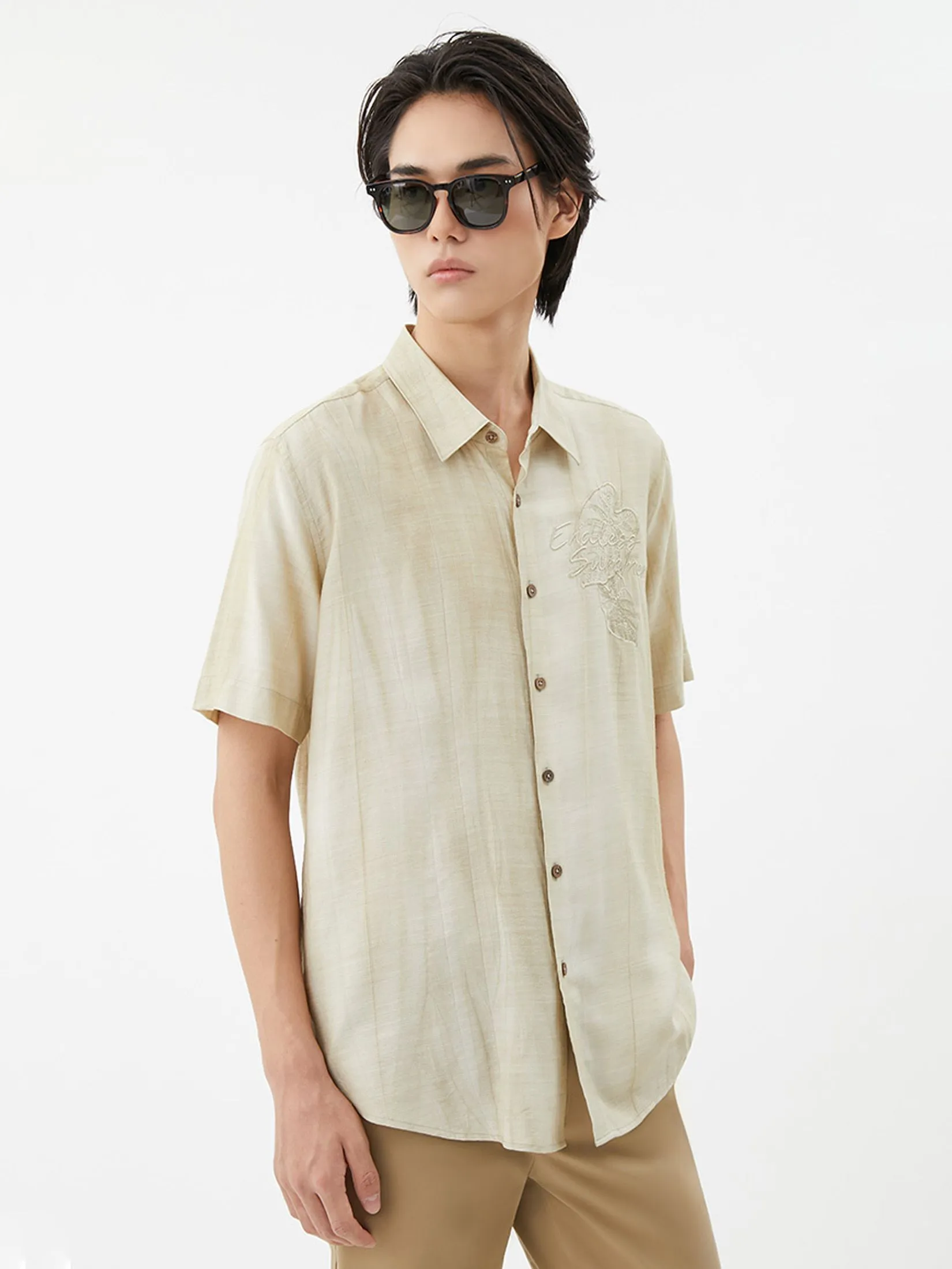 DAPPER DAPPER Endless Summer Shirt Beige