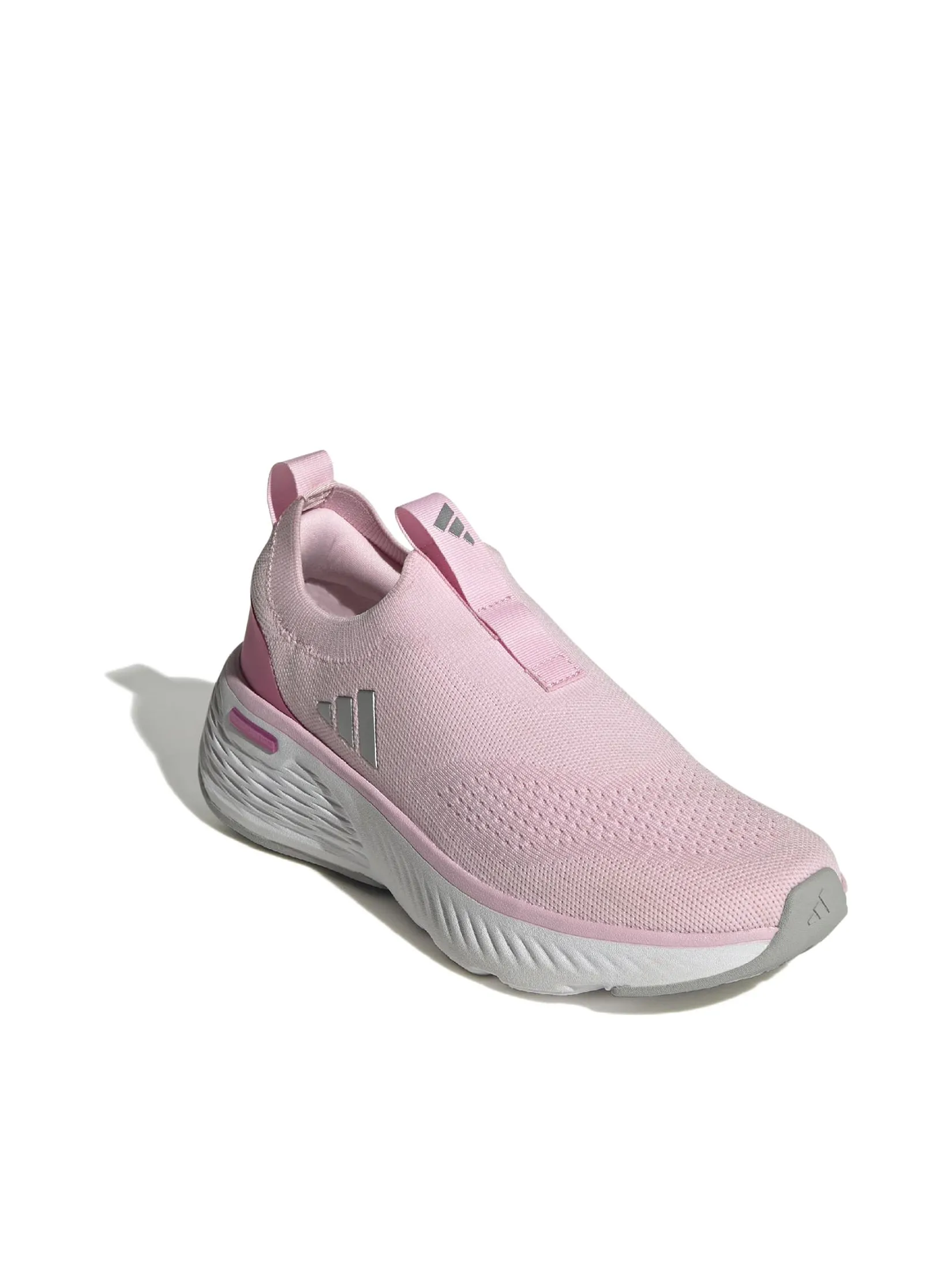 ADIDAS Women Shoes Cloudfoam Go Sock Clear Pink / Silver Met. / Bliss Pink ADIDAS Women Shoes Cloudfoam Go Sock Clear Pink / Silver Met. / Bliss Pink
