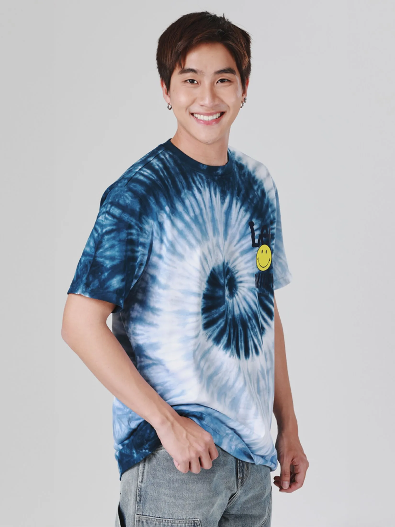 LEE Men's Tee Short Sleeve Lee Smiley Collection Comfort Fit Blue LEE Men's Tee Short Sleeve Lee Smiley Collection Comfort Fit Blue