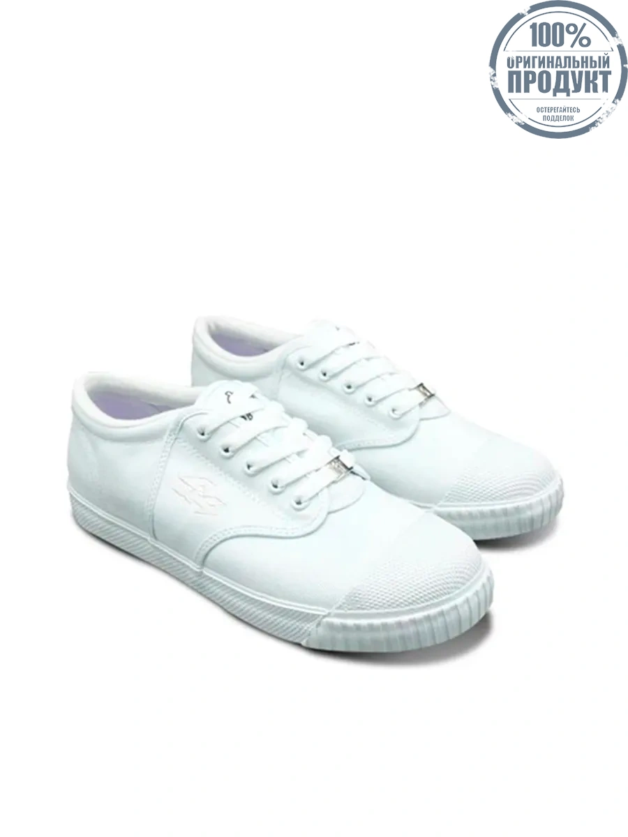 BREAKER Canvas Student Shoes 4X4 White BREAKER Canvas Student Shoes 4X4 White