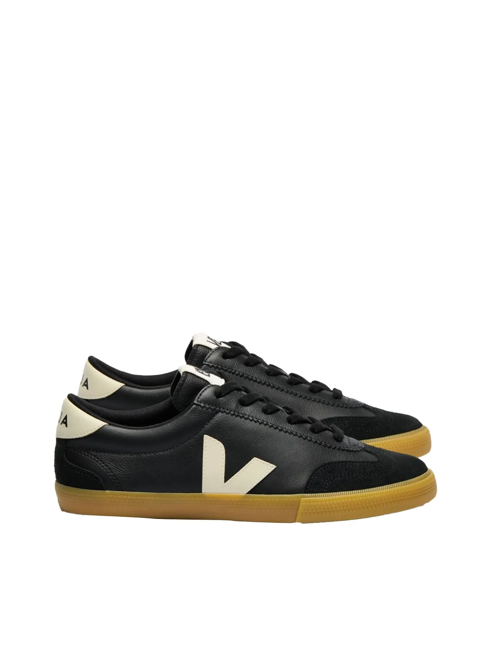 VEJA Men Sneakers Volley SS25 Black Pierre VEJA Men Sneakers Volley SS25 Black Pierre