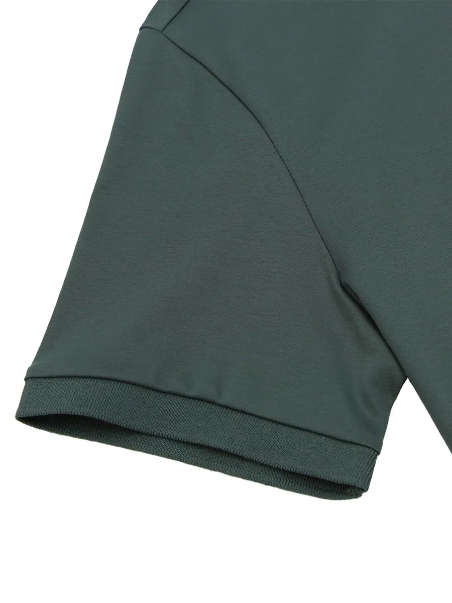 GIORDANO Men's Liquid Touch Polo Balsam Green GIORDANO Men's Liquid Touch Polo Balsam Green