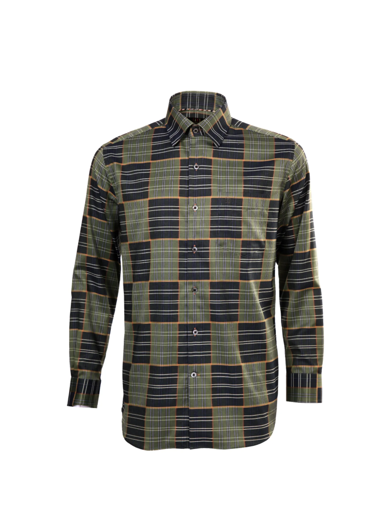 DAKS MEN Long Sleeve Shirt Smart Fit Green DAKS MEN Long Sleeve Shirt Smart Fit Green
