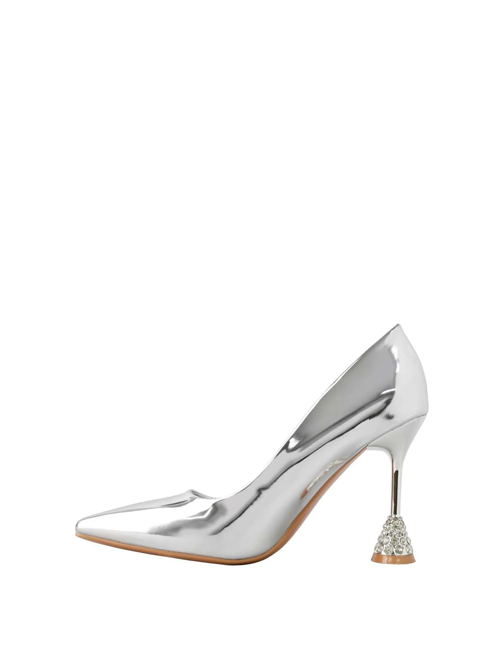 VILLAINS SF LACEY-JWL Women's Pumps SILVER VILLAINS SF LACEY-JWL Women's Pumps SILVER