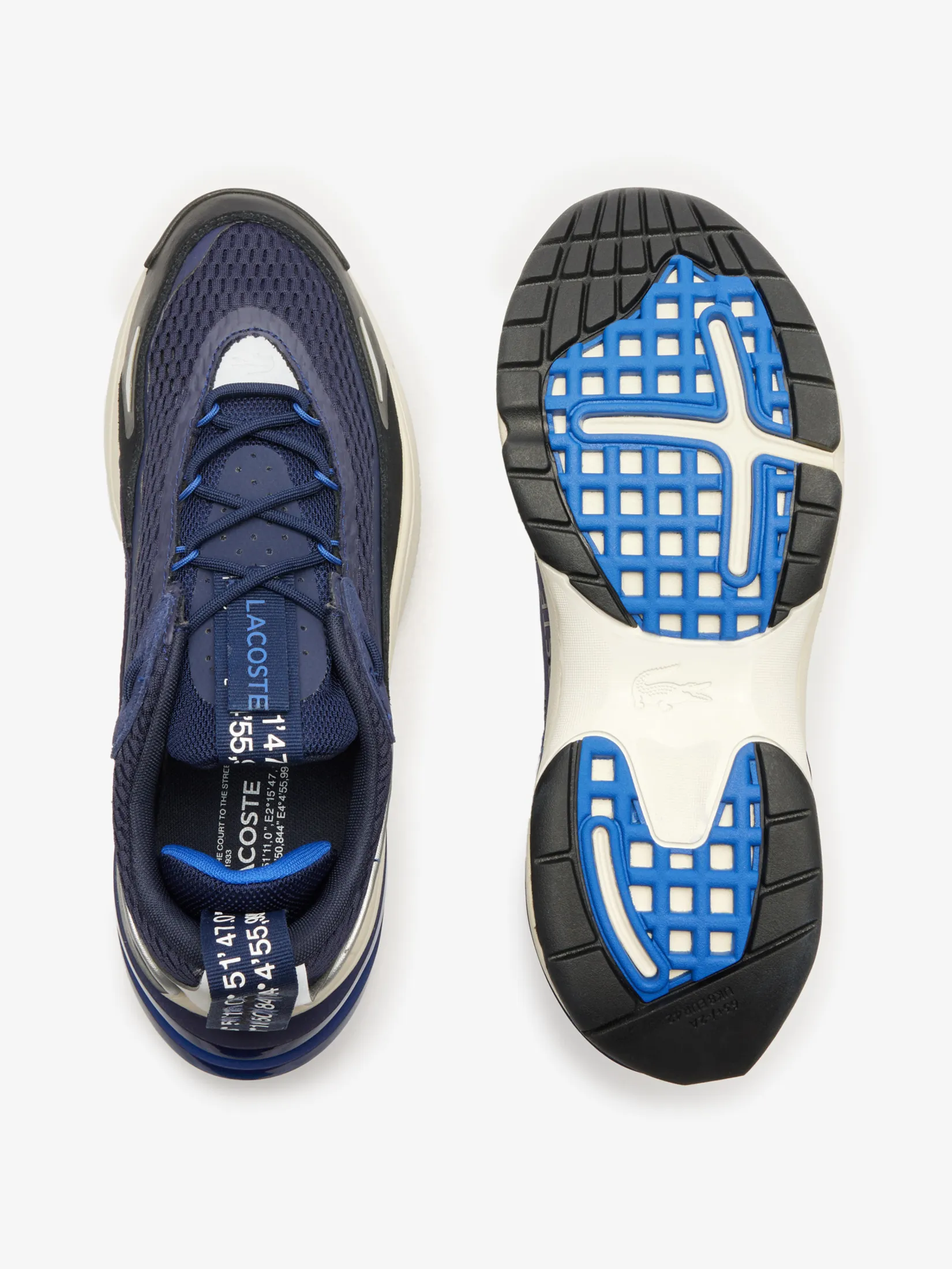 LACOSTE Blue Men’s Audyssor Contrasted Trainers LACOSTE Blue Men’s Audyssor Contrasted Trainers