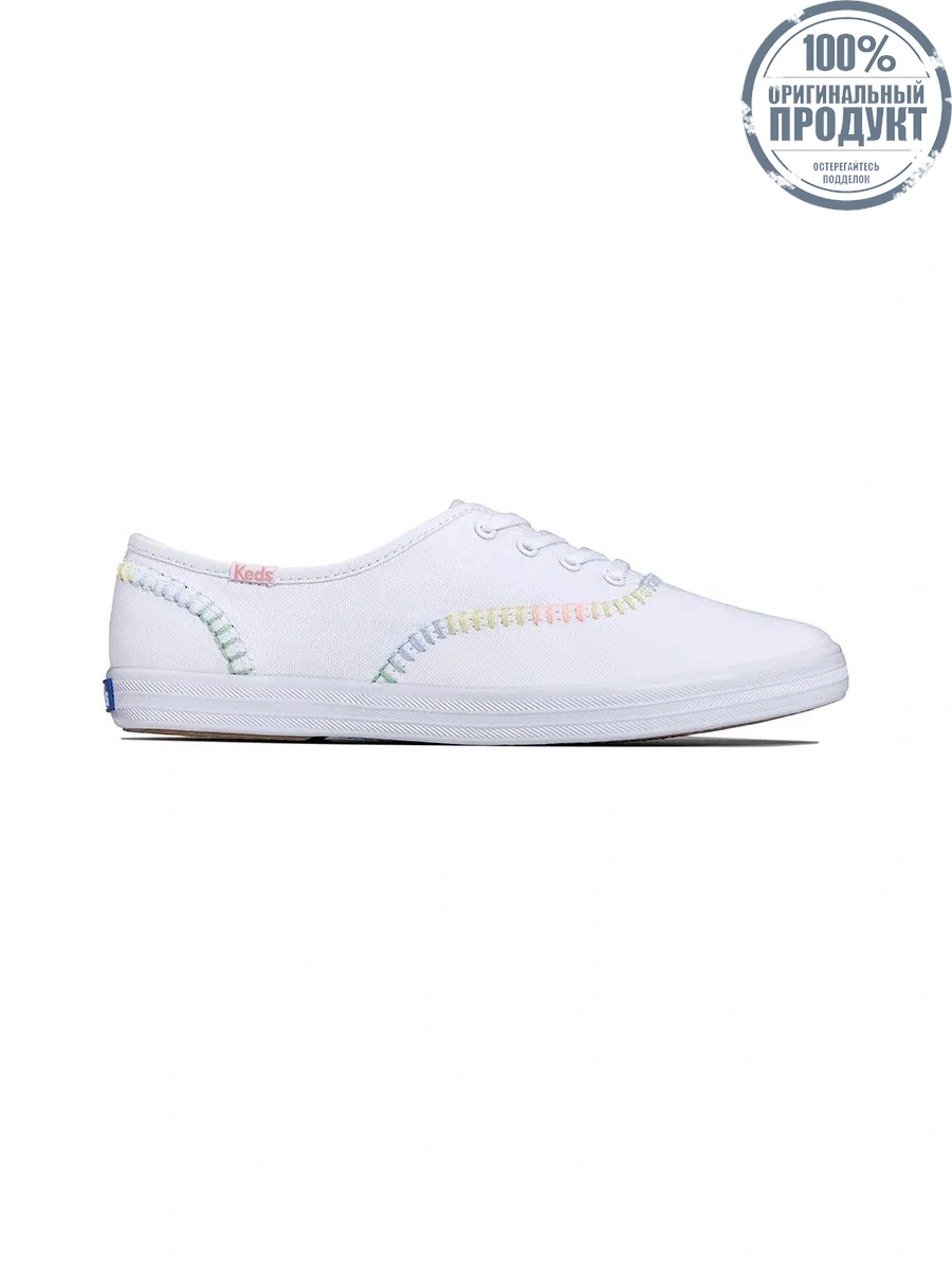 KEDS Women Champion Canvas Whipstitch White/Multi KEDS Women Champion Canvas Whipstitch White/Multi