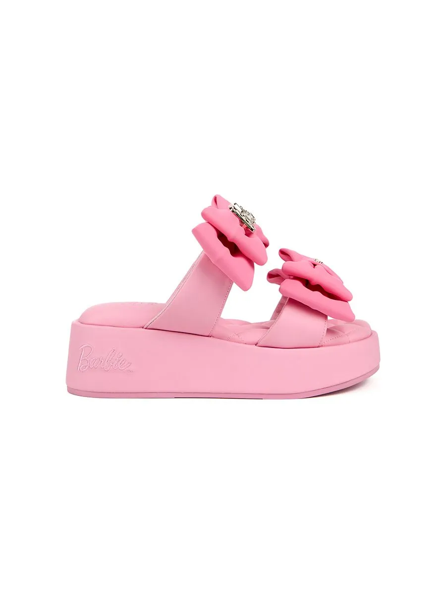 SHU WOMEN  X BARBIE PALETTE SOFT 2" WEDGES - DOLL PINK SHU WOMEN  X BARBIE PALETTE SOFT 2" WEDGES - DOLL PINK