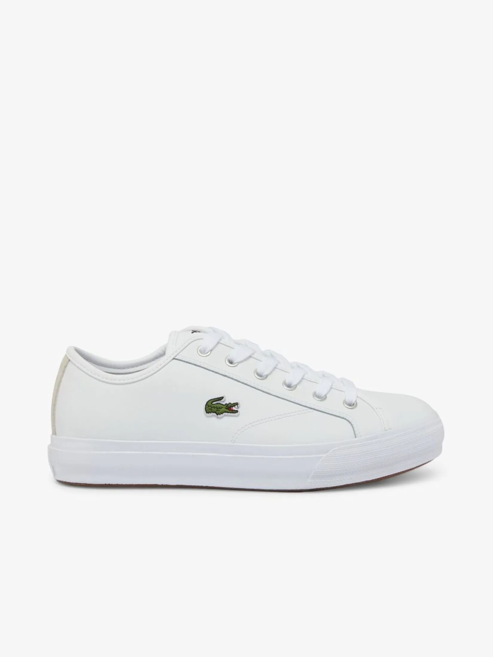 LACOSTE Men’s Backcourt Leather Sneakers White LACOSTE Men’s Backcourt Leather Sneakers White