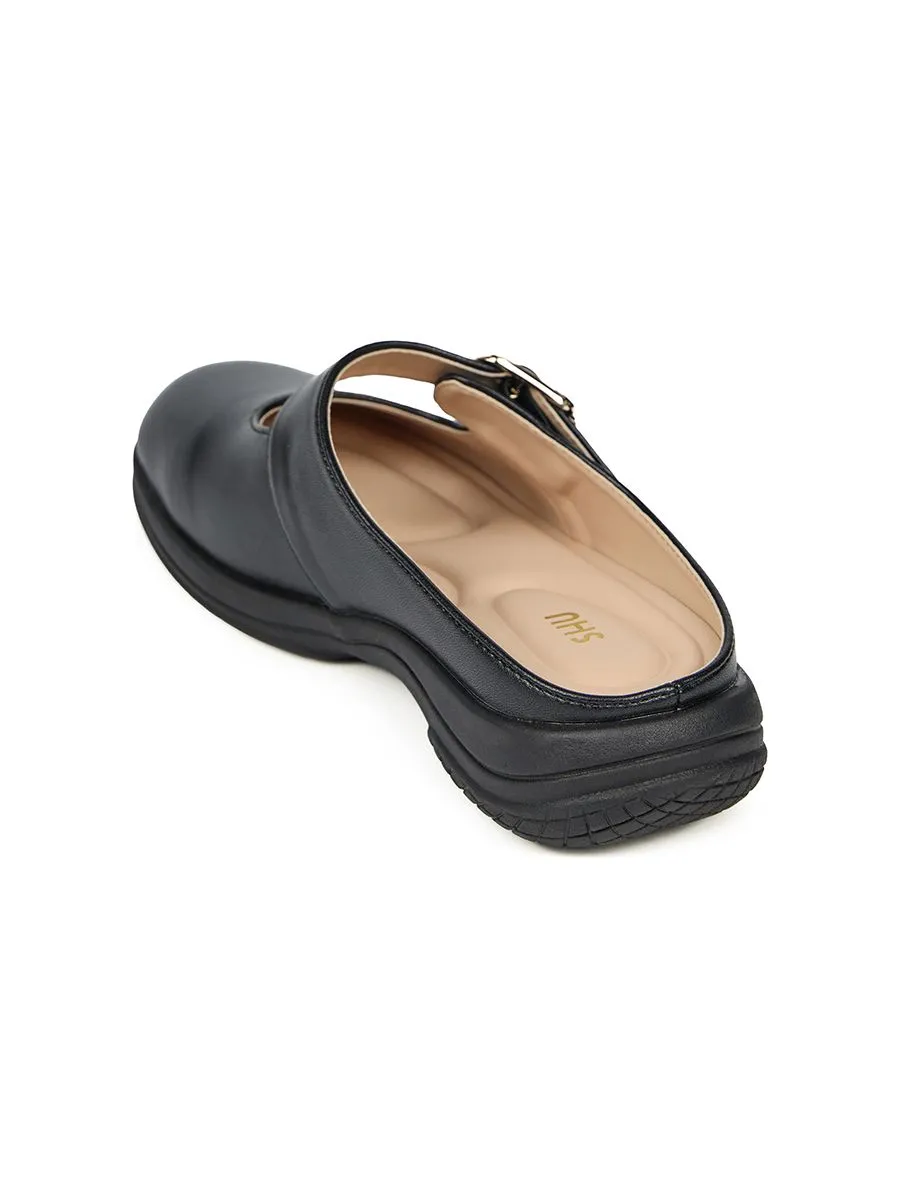 SHU WOMEN  COMFORT MARY JANE SIGNET BELT - BLACK SHU WOMEN  COMFORT MARY JANE SIGNET BELT - BLACK