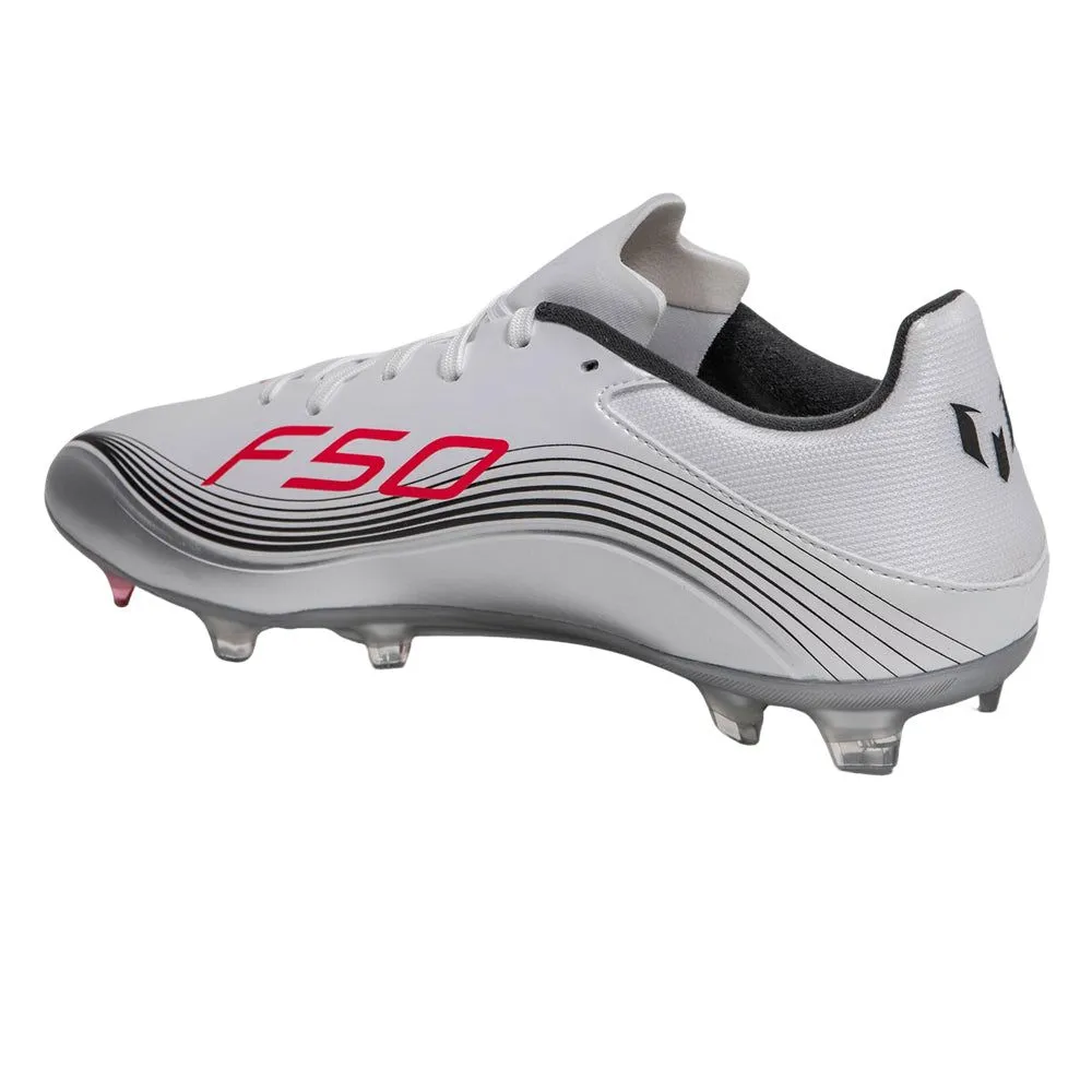 ADIDAS F50 Messi League FG/MG Men Football Shoes White - AD001SH523ELTH ADIDAS F50 Messi League FG/MG Men Football Shoes White - AD001SH523ELTH