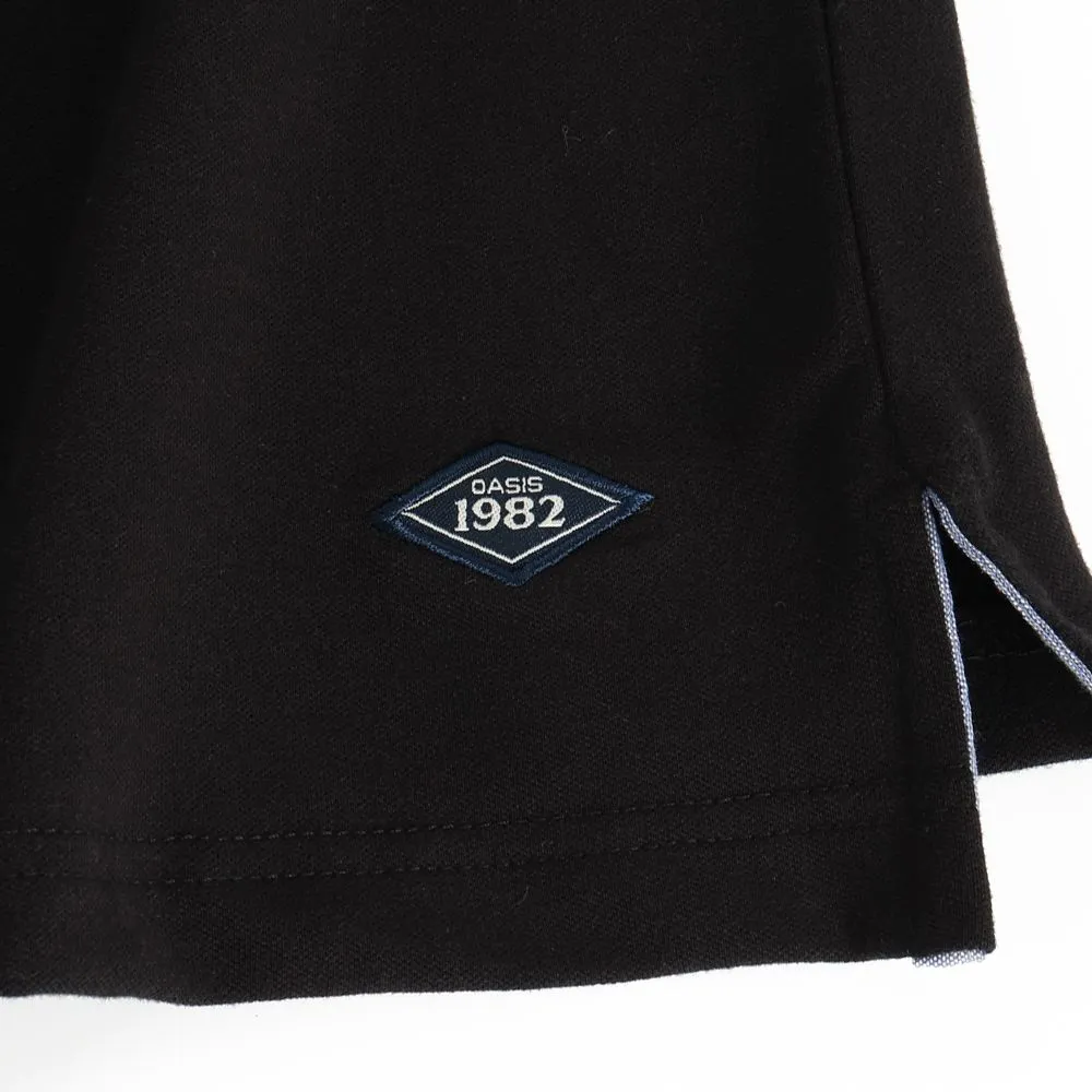 OASIS Men's Polo Shirt Black OASIS Men's Polo Shirt Black