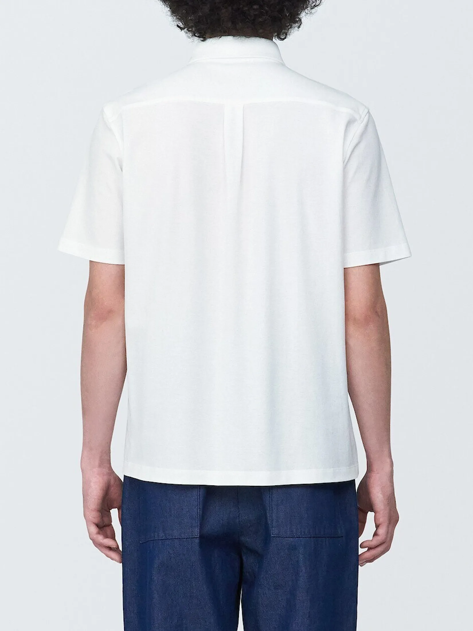 MUJI Men Polo Shirt Short Sleeve Cool Touch Pique MUJI Men Polo Shirt Short Sleeve Cool Touch Pique