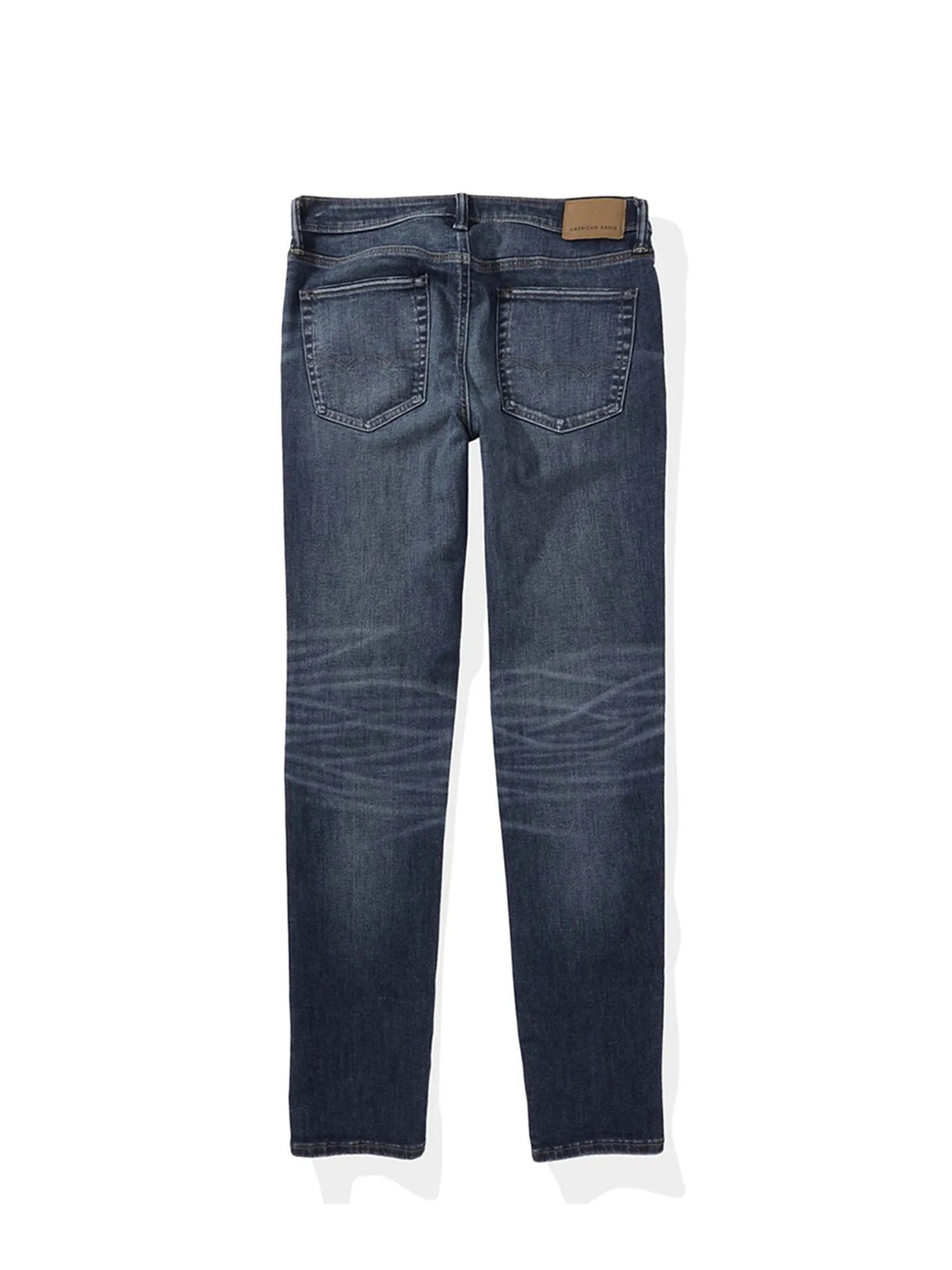 American Eagle MEN INTL EXCLUSIVE MEDIUM W/ DESTROY SLIM 919 DESTROYED MEDIUM WASH
