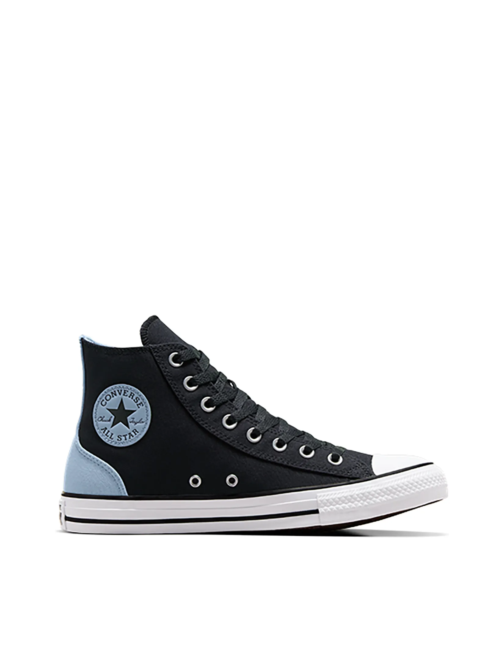 CONVERSE Men Sneakers CTAS Everyday Essentials Hi Black/Out Of The Blue/White CONVERSE Men Sneakers CTAS Everyday Essentials Hi Black/Out Of The Blue/White