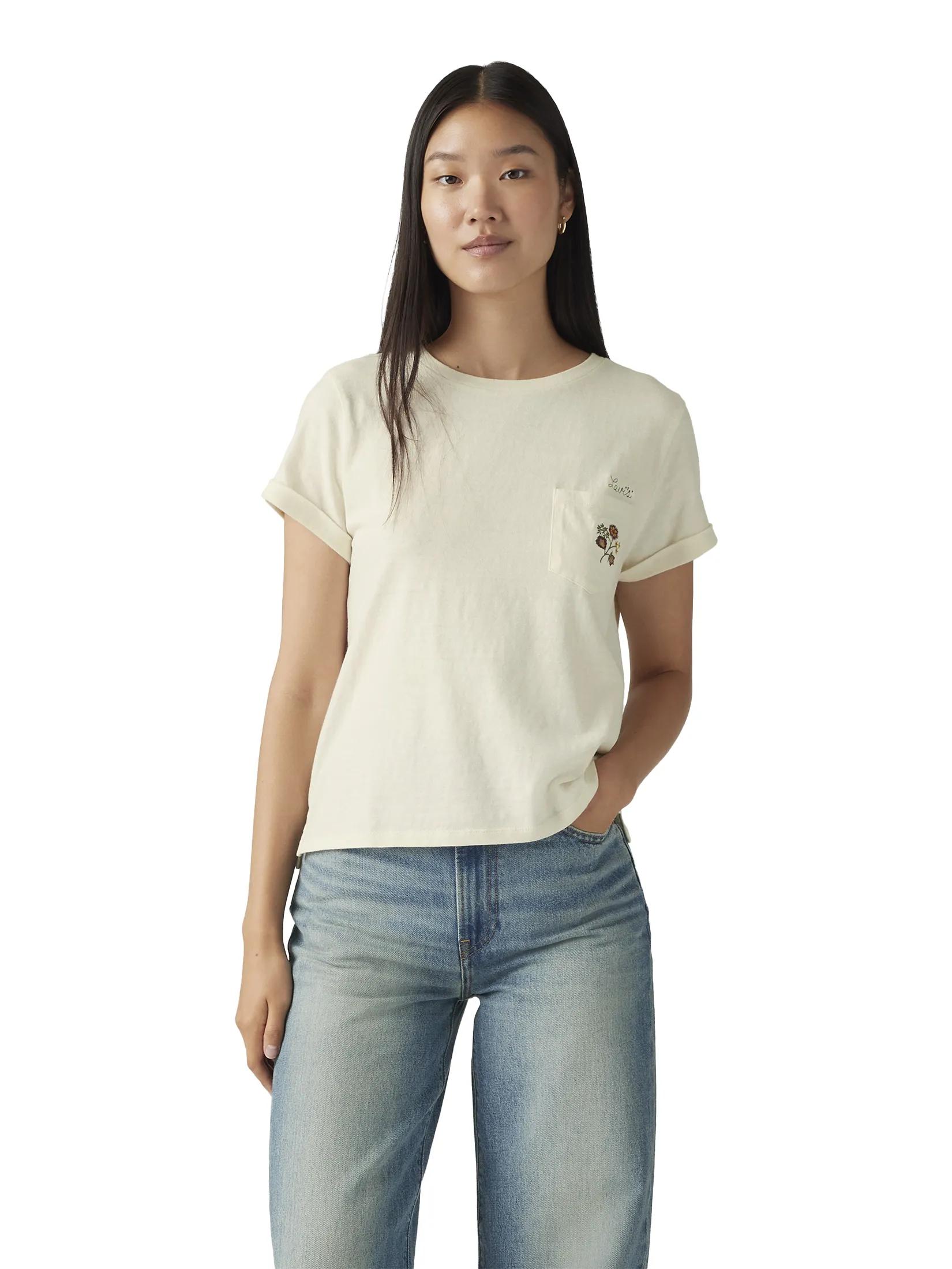LEVI'S Women's Graphic Margot T-Shirt White LEVI'S Women's Graphic Margot T-Shirt White