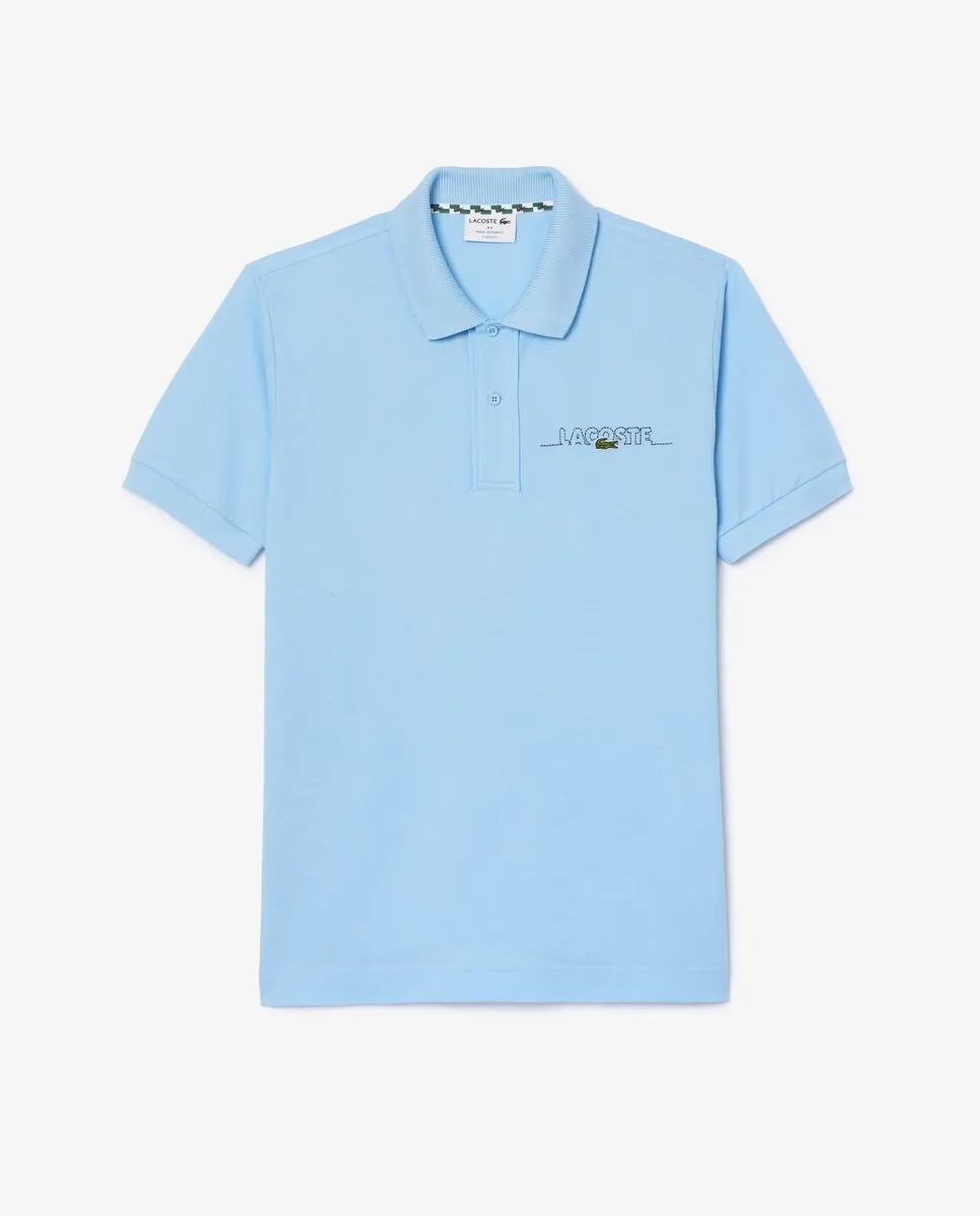 LACOSTE French Made Classic Fit L.12.12 Polo Shirt Blue LACOSTE French Made Classic Fit L.12.12 Polo Shirt Blue